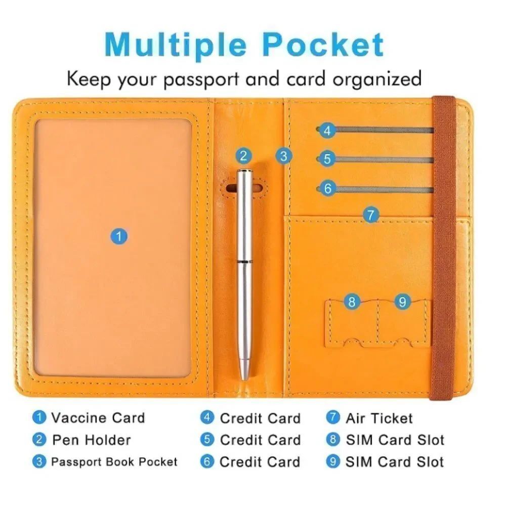 Leather Passport Cover - Picture 5 of 5